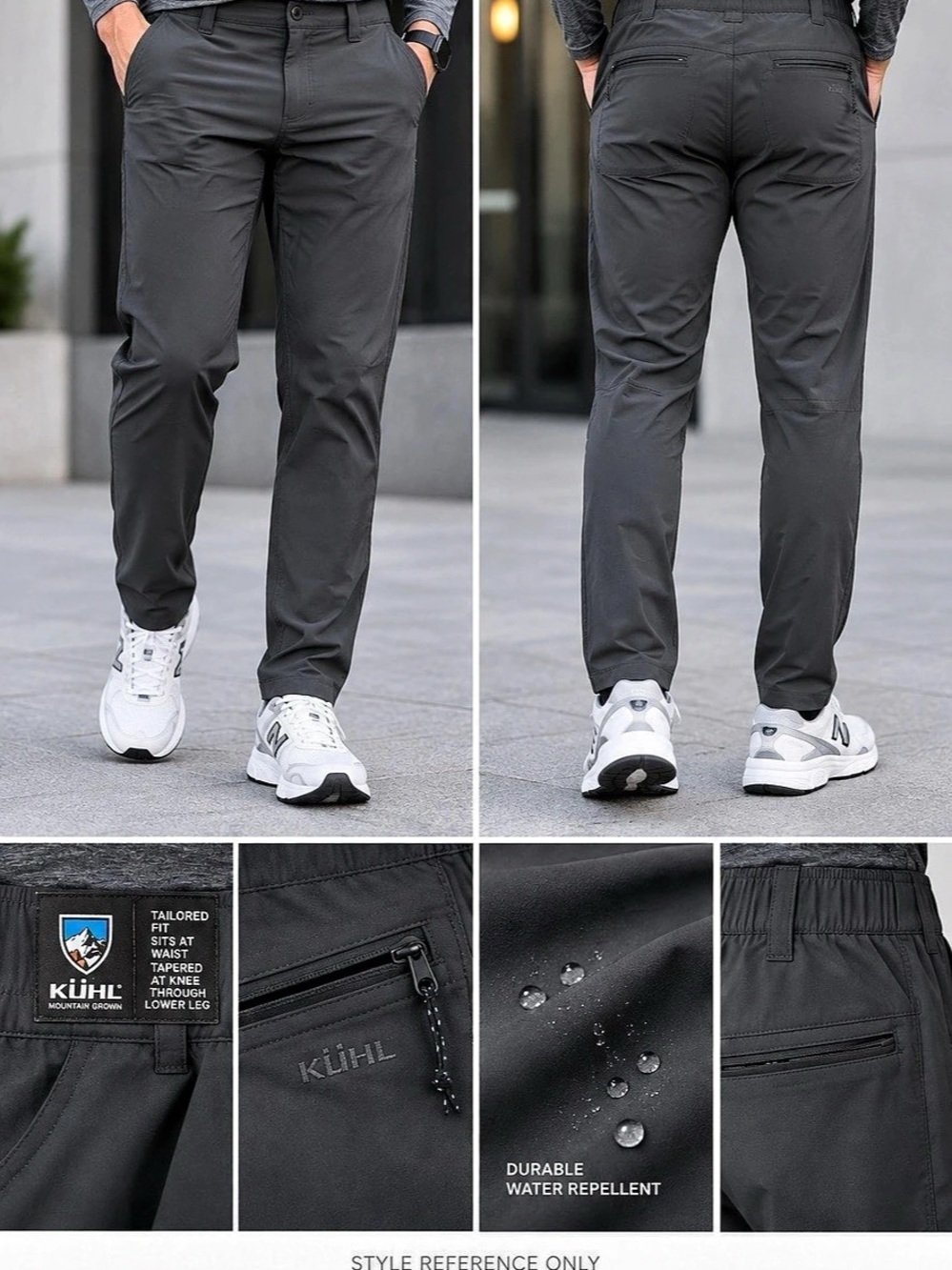 Kuhl Navigatr Travel Pant Men's Cargo Travel Pants Gray NWT